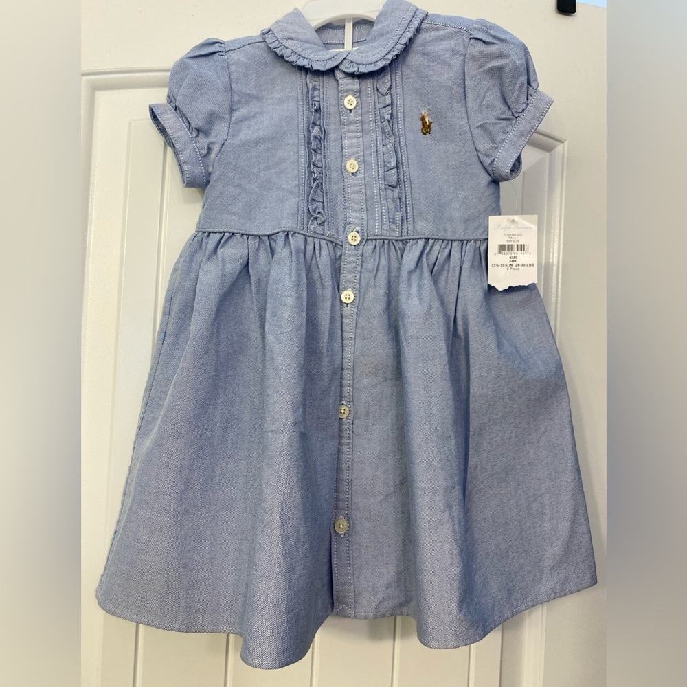 Ralph Lauren toddler girl chambray dress